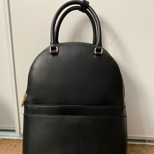 Black Faux Leather Handbag/ Backpack | A New Day